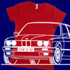 BMW E 30 Touring Damenshirt