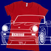 Fiat Pininfarina Spider Damenshirt