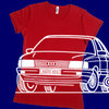 Audi 100 C3 Damenshirt